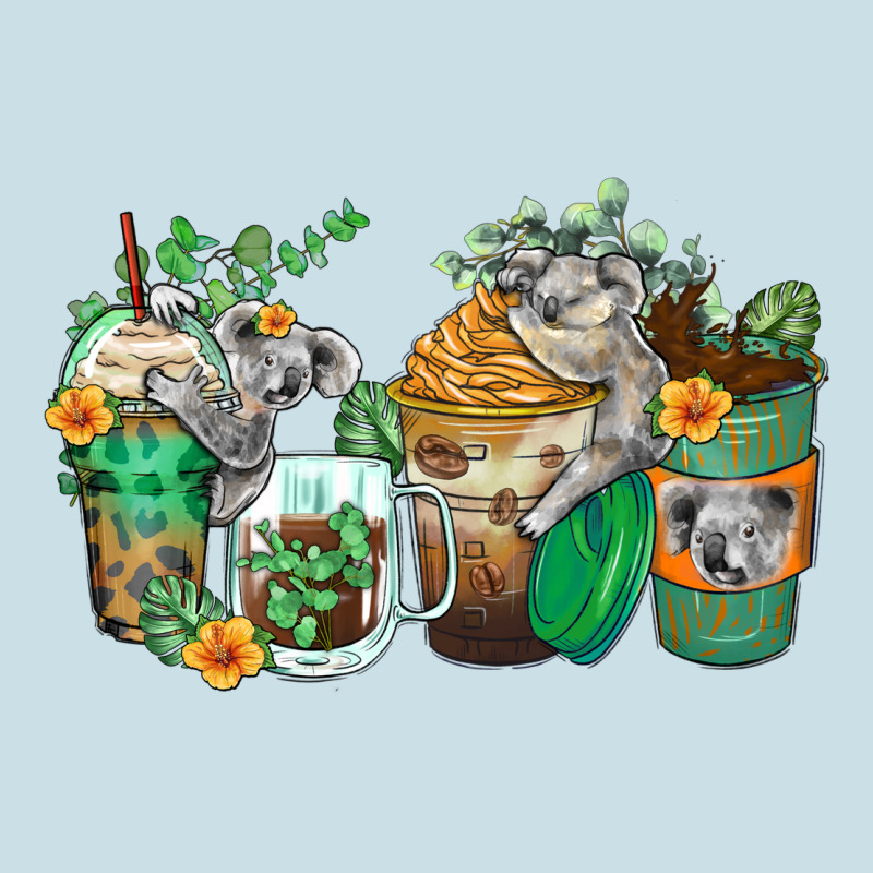 Koala Coffee Cups Ladies Tee by Zillion Design Studio | Teevron