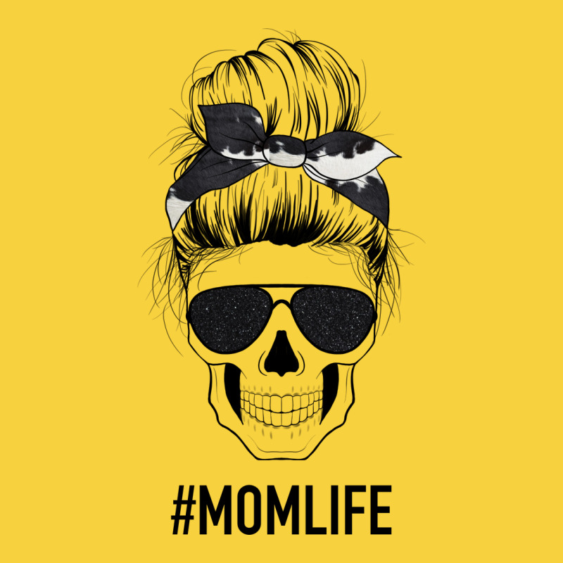 Black Glitter Cowhide Patterned Mom Skull Premium Sweatshirt by Bettercallsaul | Teevron