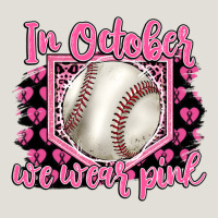 In October We Wear Pink Baseball Heavy Core Tee | Teevron