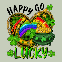 Happy Go Lucky Pot Of Gold And Rainbow Heart Ladies Tee | Teevron