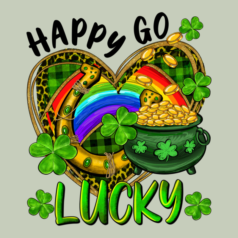 Happy Go Lucky Pot Of Gold And Rainbow Heart Ladies Tee by RanaPortraitStore | Teevron