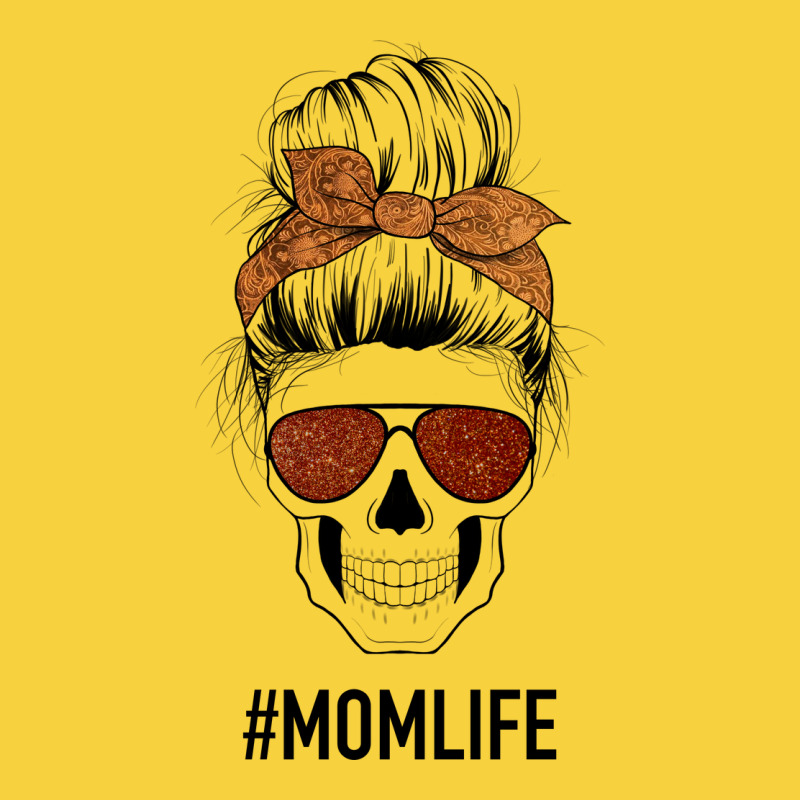 Glitter Western Patterned Mom Skull Premium Sweatshirt by Bettercallsaul | Teevron