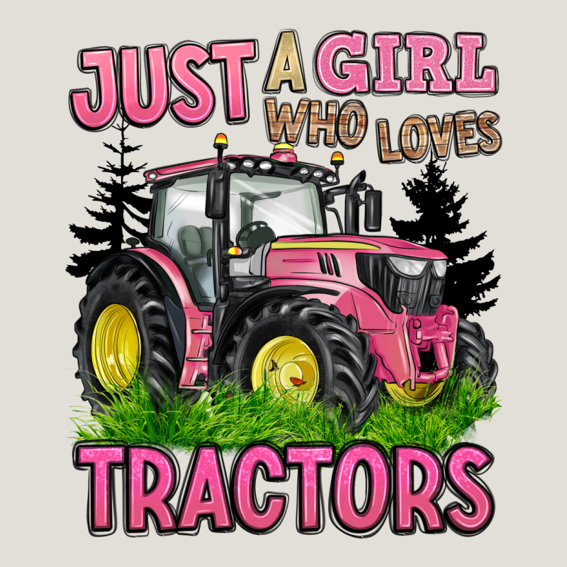 Just A Girl Who Loves Tractors Heavy Core Tee by BarkalooDesign | Teevron