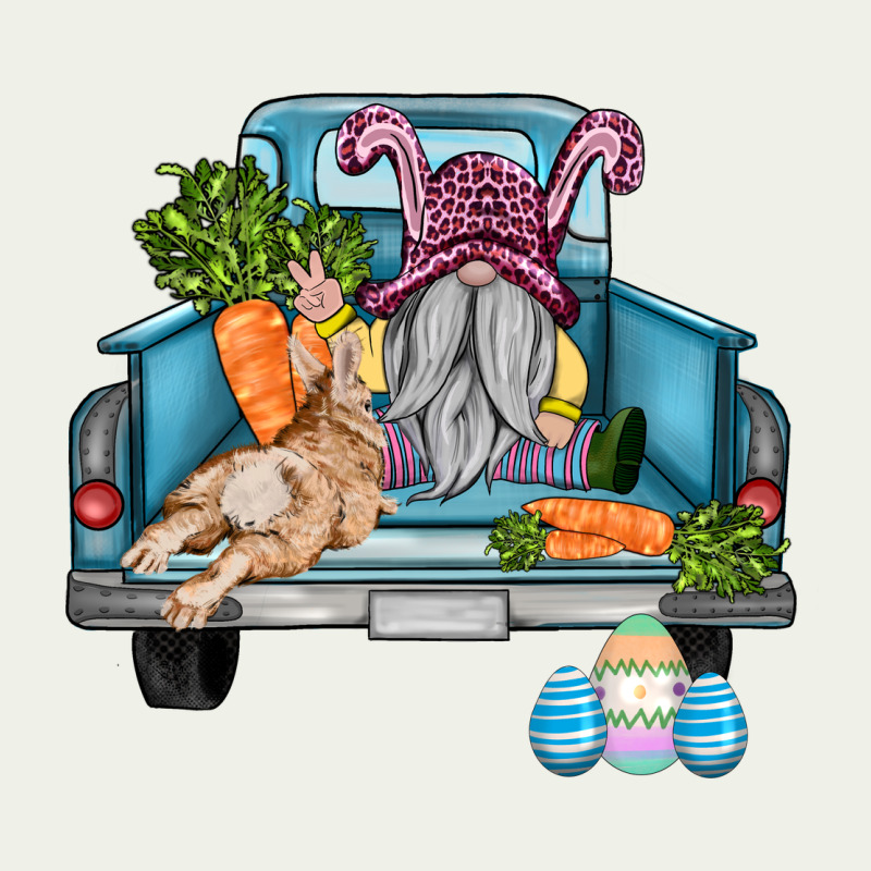 Easter Truck With Gnome And Rabbit Urban Heavy Tee by AdoDesignShop | Teevron