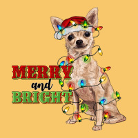 Merry And Bright Chihuahua Vintage Hoodie | Teevron