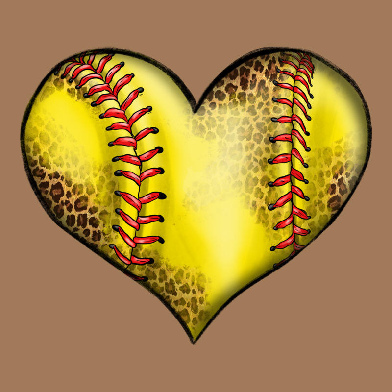 Softball Heart Classic Tee by LillyAllenDesigns | Teevron