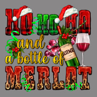 Ho Ho Ho And A Bottle Of Merlot Vintage Tee | Teevron