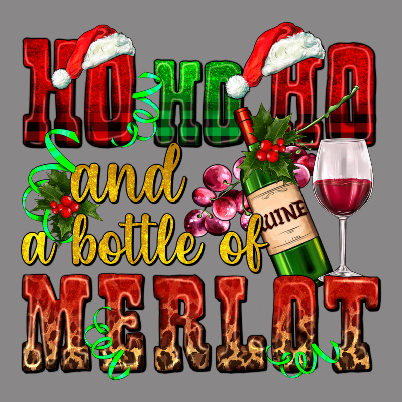 Ho Ho Ho And A Bottle Of Merlot Vintage Tee by AdoDesignShop | Teevron