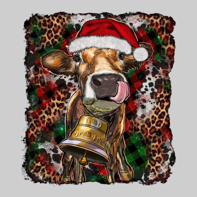 Christmas Heifer With Leoard And Cowhide Premium Tee by RanaPortraitStore | Teevron