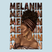 Melanin Melanin Melanin With Afro Girl Ladies Tee | Teevron
