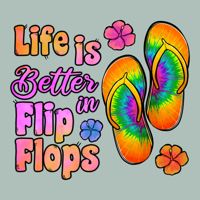 Life Is Better In Flip Flops Heavyweight Hoodie by Jasminsmagicworld | Teevron