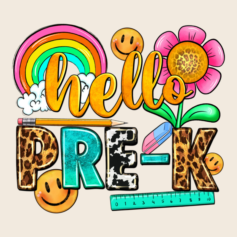 Hello Pre K Zipper Hoodie by NancyCooperArtShop | Teevron