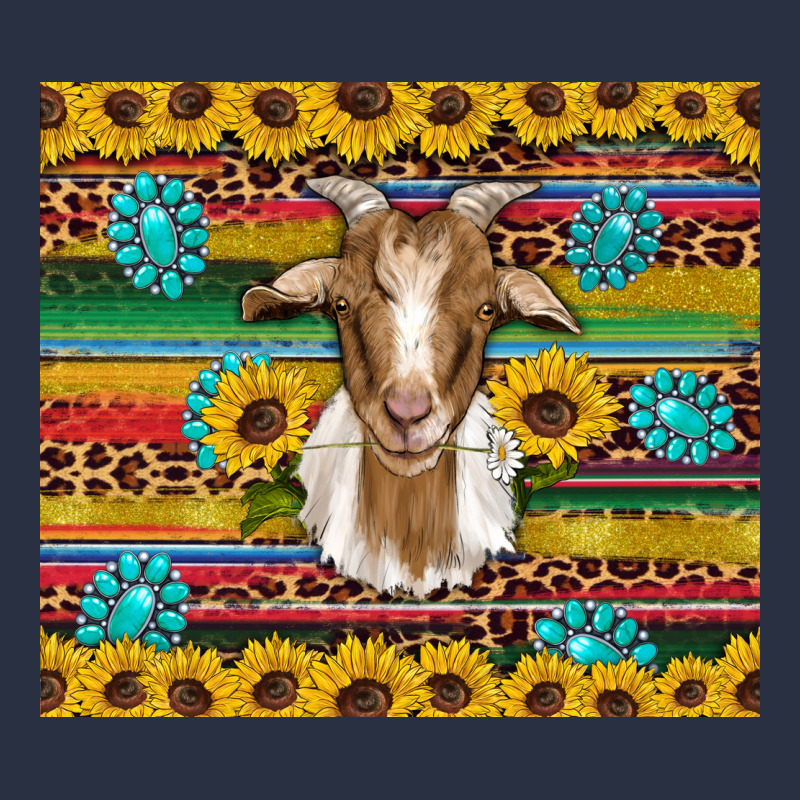 Goat Sunflowers Gemstones Serape Leopard Glitter Heavyweight Sweatshirt by Artiststas | Teevron