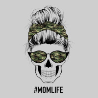 Camouflage Pattern Mom Skull Premium Sweatshirt | Teevron