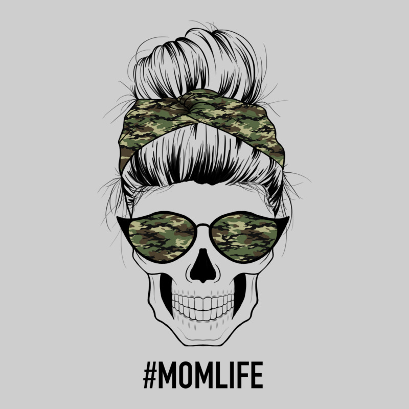 Camouflage Pattern Mom Skull Premium Sweatshirt by Bettercallsaul | Teevron