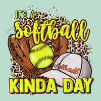 It's A Softball Kinda Day Leopard Premium Hoodie | Teevron