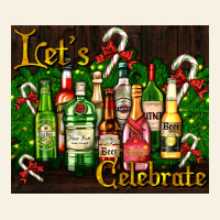 Christmas Cocktail Vintage Tee | Teevron