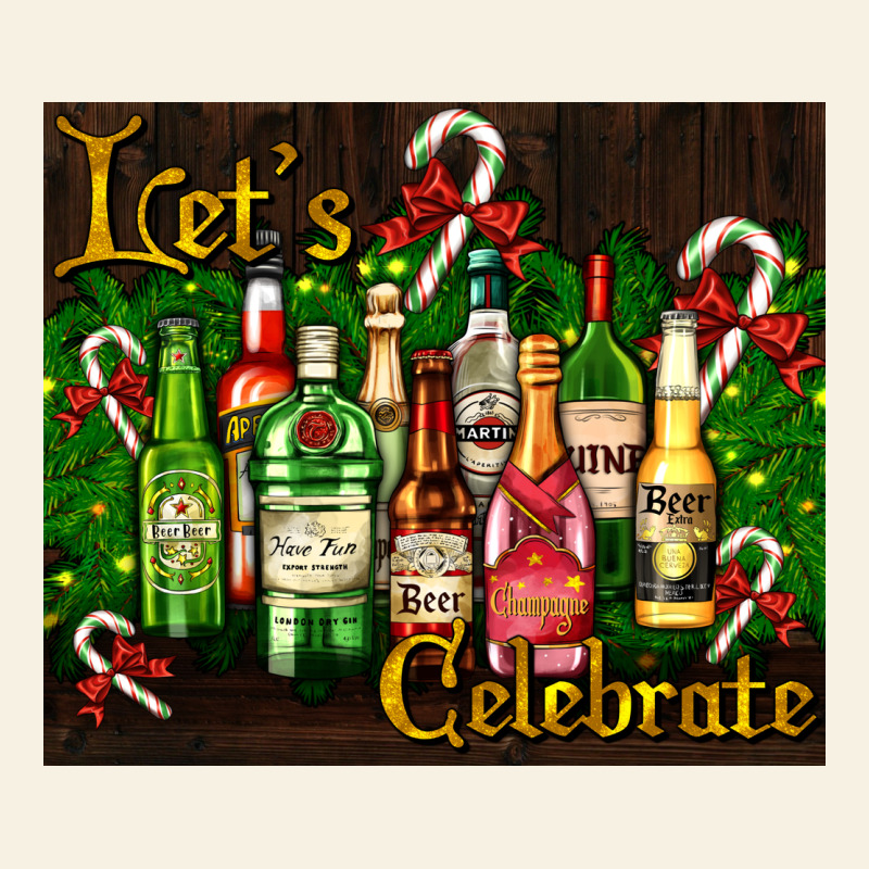 Christmas Cocktail Vintage Tee by AdoDesignShop | Teevron