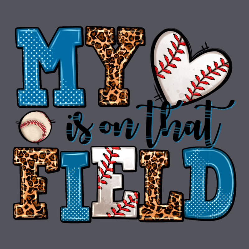 My Heart Is On That Field Baseball Vintage Hoodie by AdoDesignShop | Teevron
