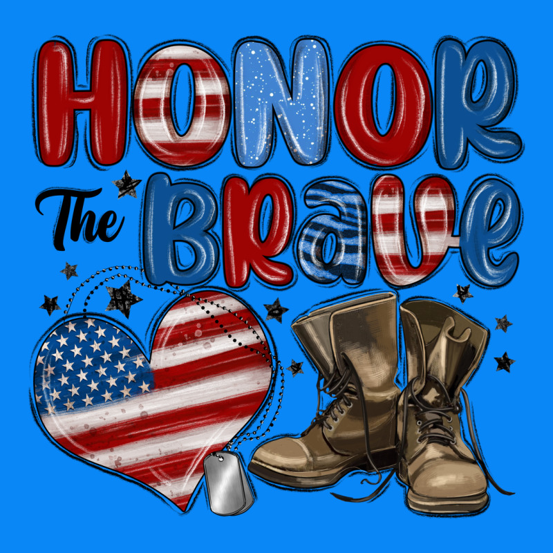 Honor The Brave Zipper Hoodie by MaliasSmallBusiness | Teevron