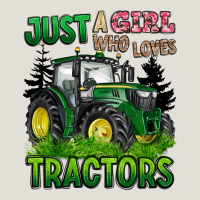 Just A Girl Who Loves Tractors Heavy Core Tee | Teevron