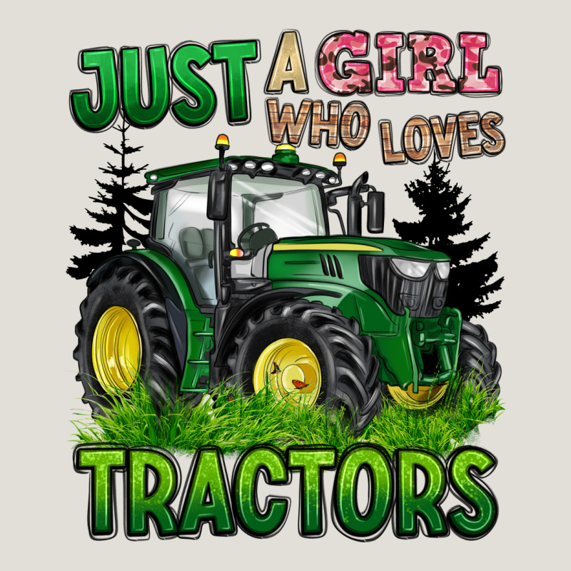 Just A Girl Who Loves Tractors Heavy Core Tee by BarkalooDesign | Teevron