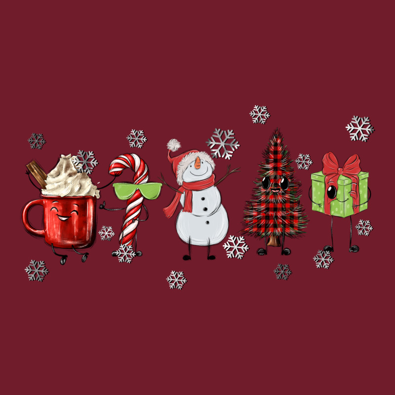 Cartoon Christmas Characters Zipper Hoodie by MaliasSmallBusiness | Teevron