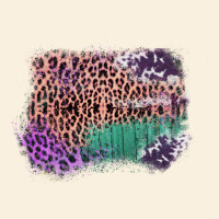 Leopard, Cowhide, Wood Pattern Frame Vintage Hoodie | Teevron