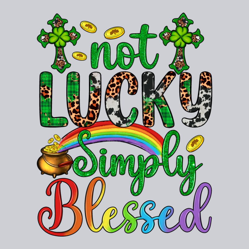 Western St. Patrick's Day Cross Not Lucky Simply Blessed Heavyweight Sweatshirt by Artiststas | Teevron