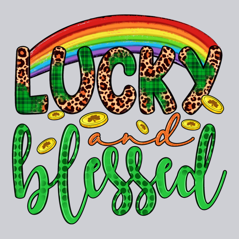 Western St. Patrick's Rainbow Lucky And Blessed Heavyweight Sweatshirt by Artiststas | Teevron