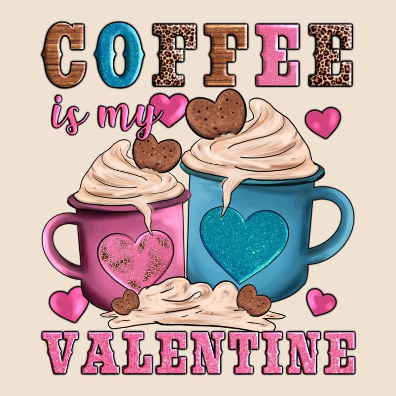 Valentines Day Coffe Is My Valentine Urban Heavy Tee by AdoDesignShop | Teevron