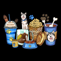 Siberian Husky Coffee Cups Ladies Tee | Teevron