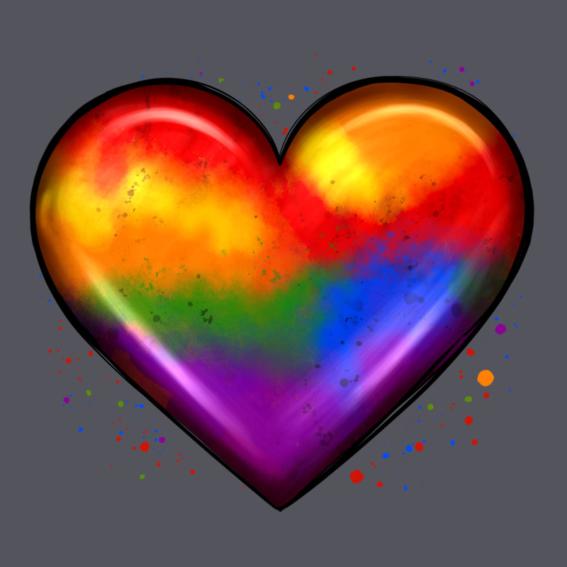 Pride Heart Vintage Hoodie by JahusDesignShop | Teevron