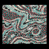 Pink And Turquoise Cowhide And Leopard Heavy Core Tee | Teevron