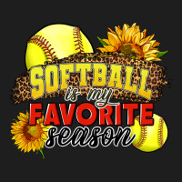 Softball Is My Favorite Season Classic Tee | Teevron