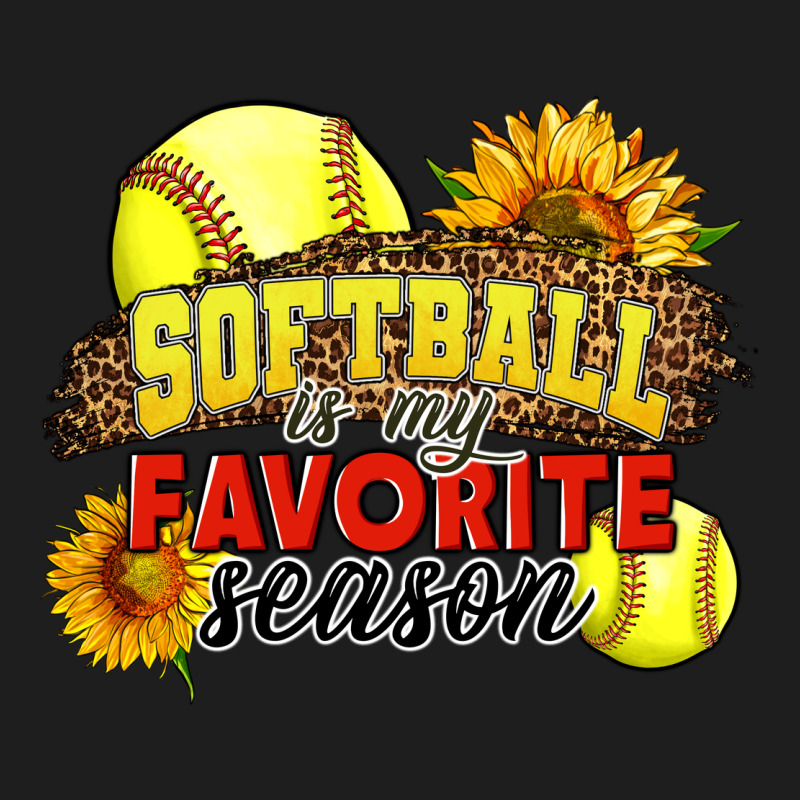Softball Is My Favorite Season Classic Tee by LillyAllenDesigns | Teevron
