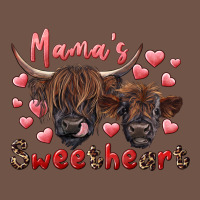 Mama's Sweetheart Highland Cow And Calf Premium Sweatshirt | Teevron