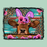 Easter Floral Leopard Cow Classic Tee | Teevron
