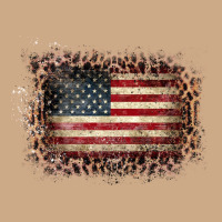 Old Leopard American Flag Frame Vintage Hoodie | Teevron