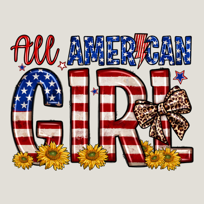 All American Girl Heavy Core Tee by Zillion Design Studio | Teevron