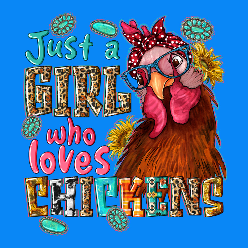 Just A Girl Who Loves Chickens Zipper Hoodie by NancyCooperArtShop | Teevron