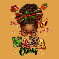Nana Claus Afro Messy Bun Premium Hoodie | Teevron