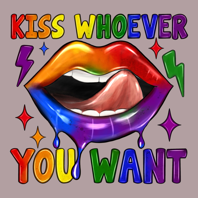 Kiss Whoever You Want Vintage Hoodie by JahusDesignShop | Teevron