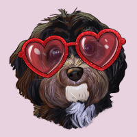 Havanese Dog With Love Glasses Ladies Tee | Teevron