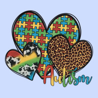 Autism Hearts Leopard Cowhide Urban Heavy Tee | Teevron