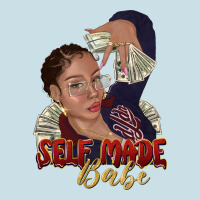 Self Made Babe Afro Black Woman Ladies Tee | Teevron