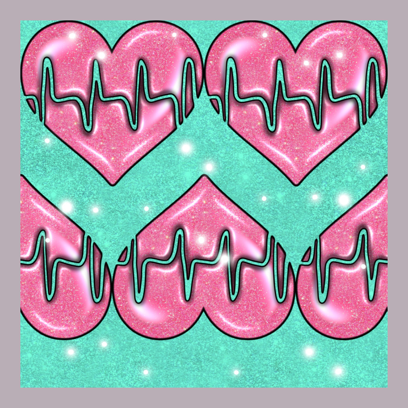 Nursing Heart Seamless Pattern Vintage Tee by BundleAndBundleShop | Teevron