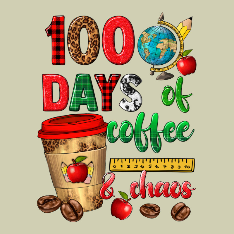 100 Days Of Coffee And Chaos Heavy Core Tee by texasbilliewilder | Teevron