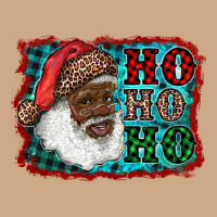African American Santa Ho Ho Ho Vintage Hoodie | Teevron