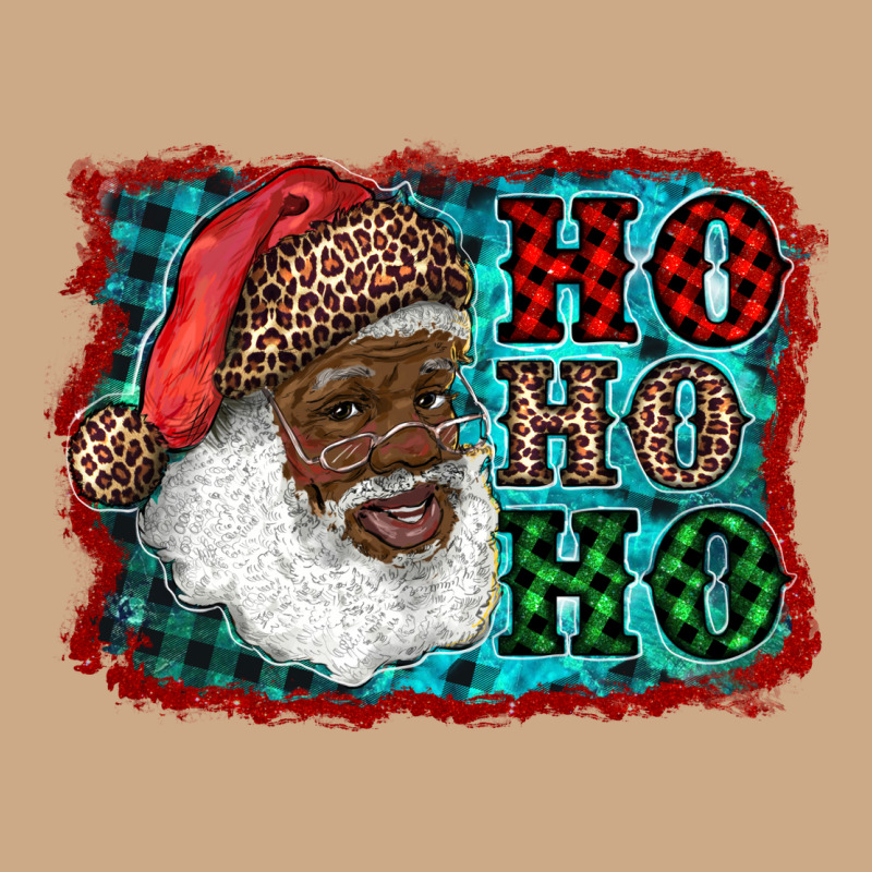 African American Santa Ho Ho Ho Vintage Hoodie by RanaPortraitStore | Teevron